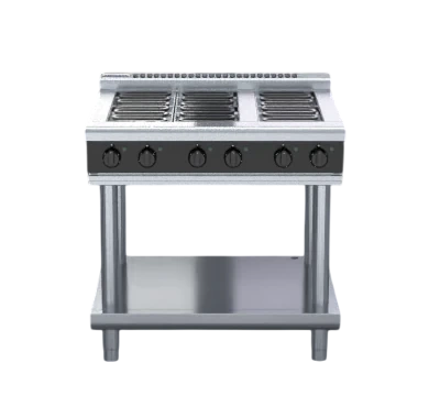 Waldorf RNLB8600E-LS 900mm Electric Cooktop Low Back Version - Leg Stand