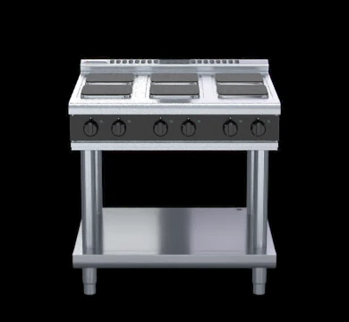 Waldorf RNLB8600SE-LS 900mm Electric Cooktop Sealed Hobs Low Back Version - Leg Stand