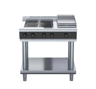 Waldorf RNLB8603E-LS 900mm Electric Cooktop Low Back Version - Leg Stand
