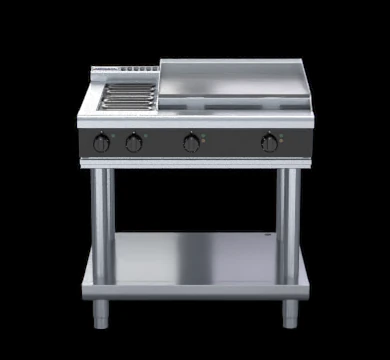 Waldorf RNLB8606E-LS 900mm Electric Cooktop Low Back Version - Leg Stand