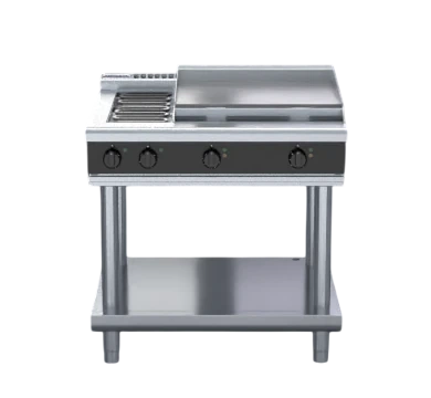 Waldorf RNLB8606E-LS 900mm Electric Cooktop Low Back Version - Leg Stand