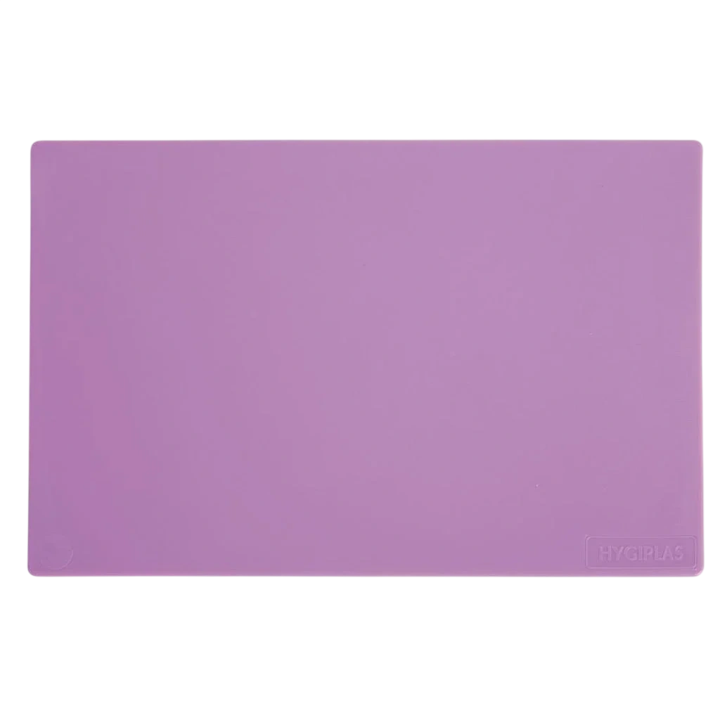 Hygiplas GL295 Low Density Chopping Board Purple - 450x300x10mm