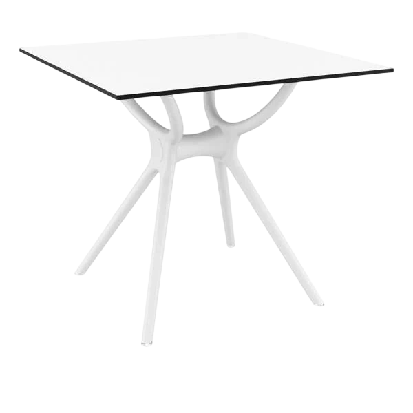 Siesta Air Table 80 - White (Top & Base)