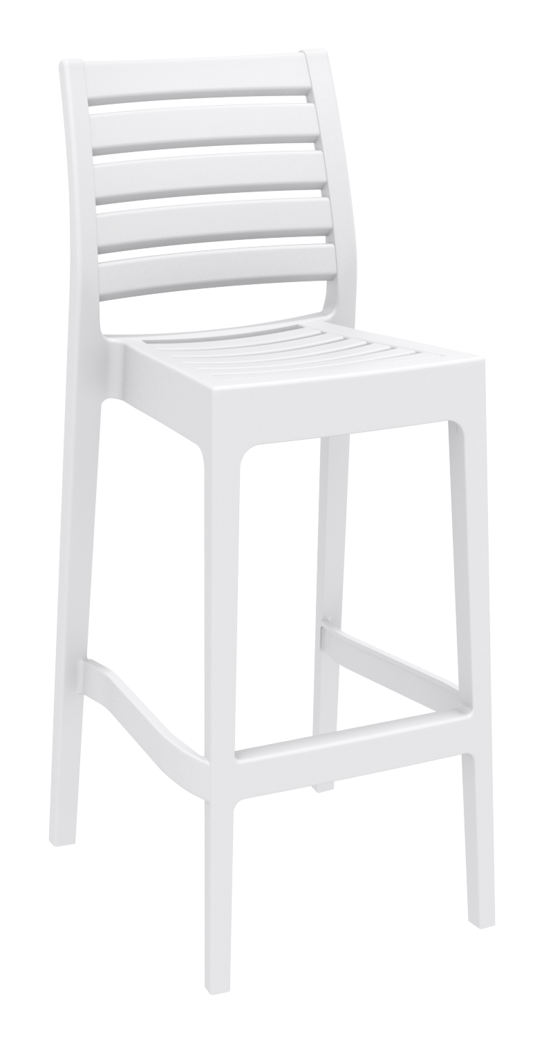Siesta Ares Bar Stool 75cm (Dry Bar Height) - White