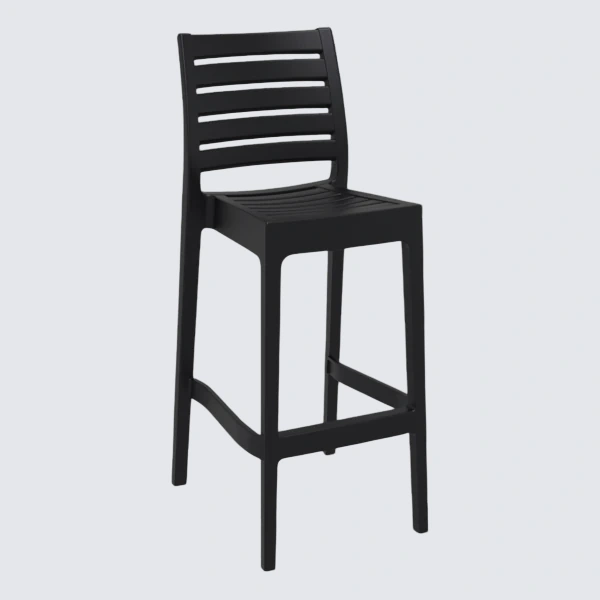 Siesta Ares Bar Stool 75cm (Dry Bar Height) - Black