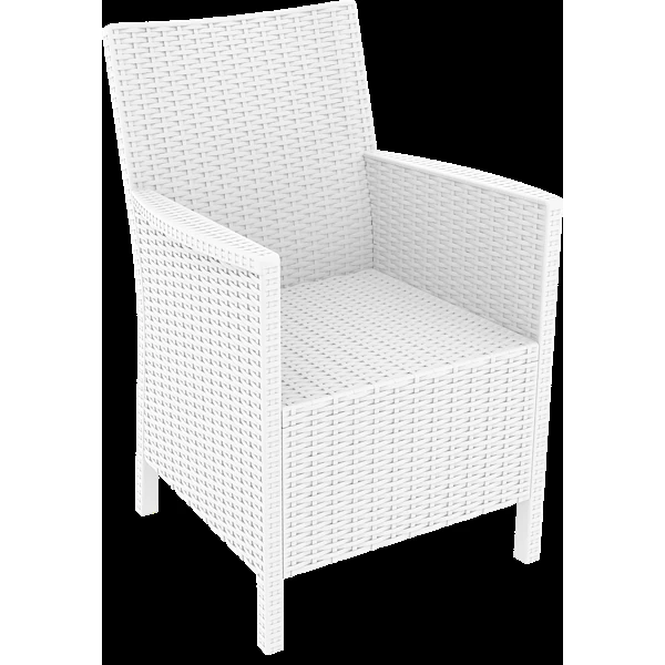 Siesta California Arm Chair - White
