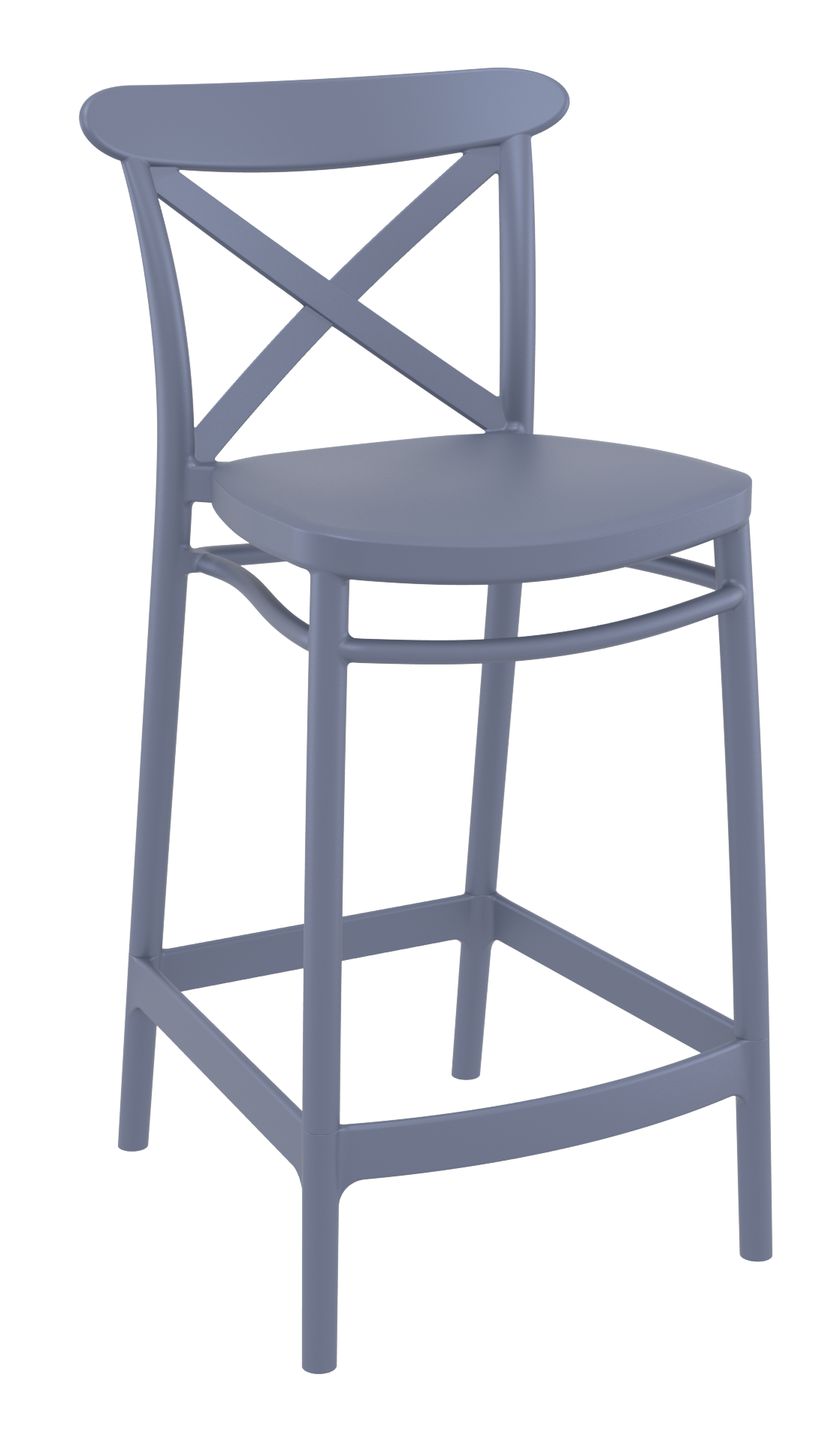 Siesta Cross Bar Stool 65cm (Counter Height)