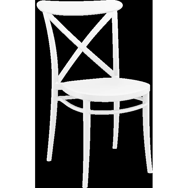 Siesta Cross Chair - White