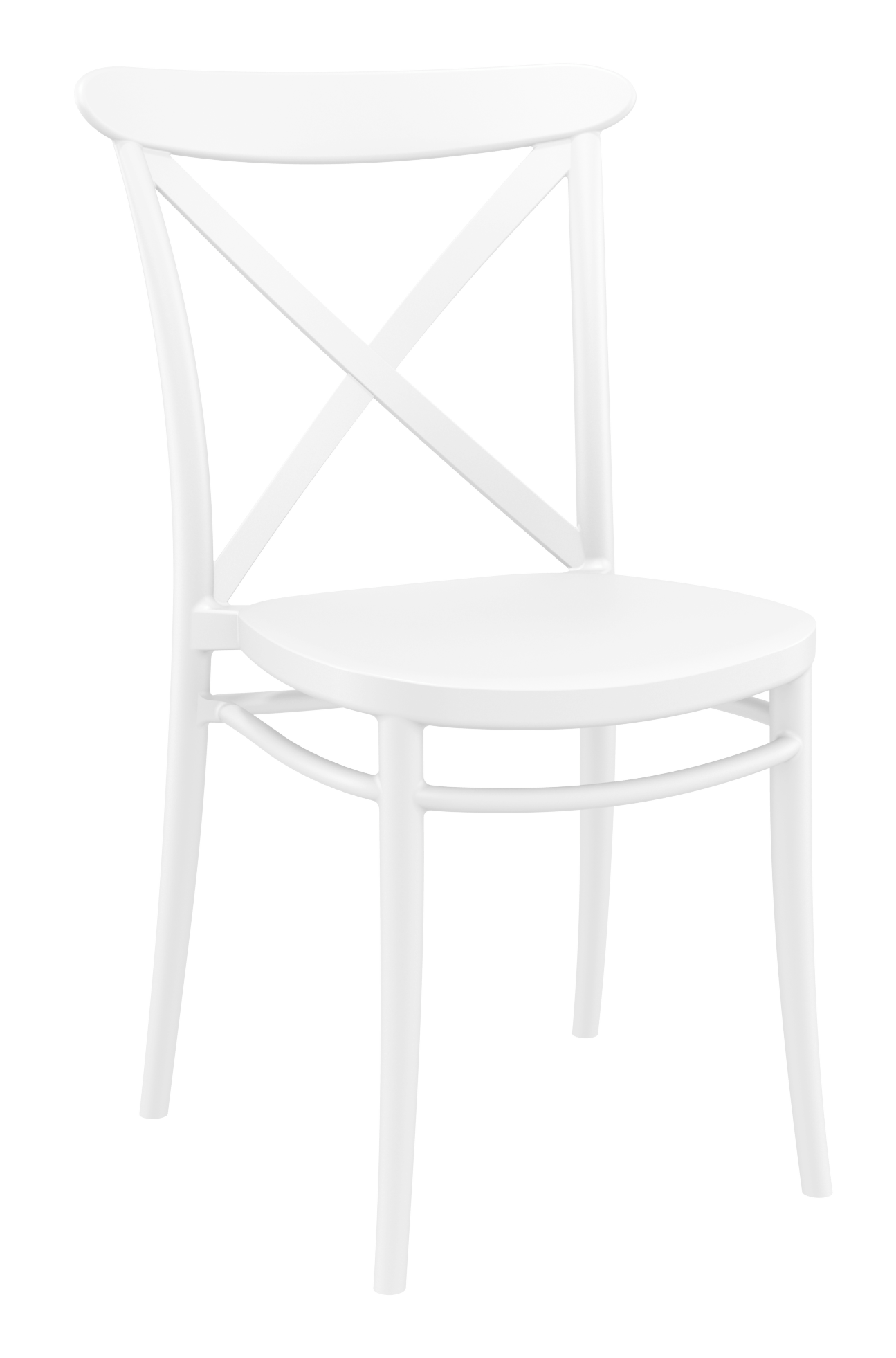 Siesta Cross Chair - White