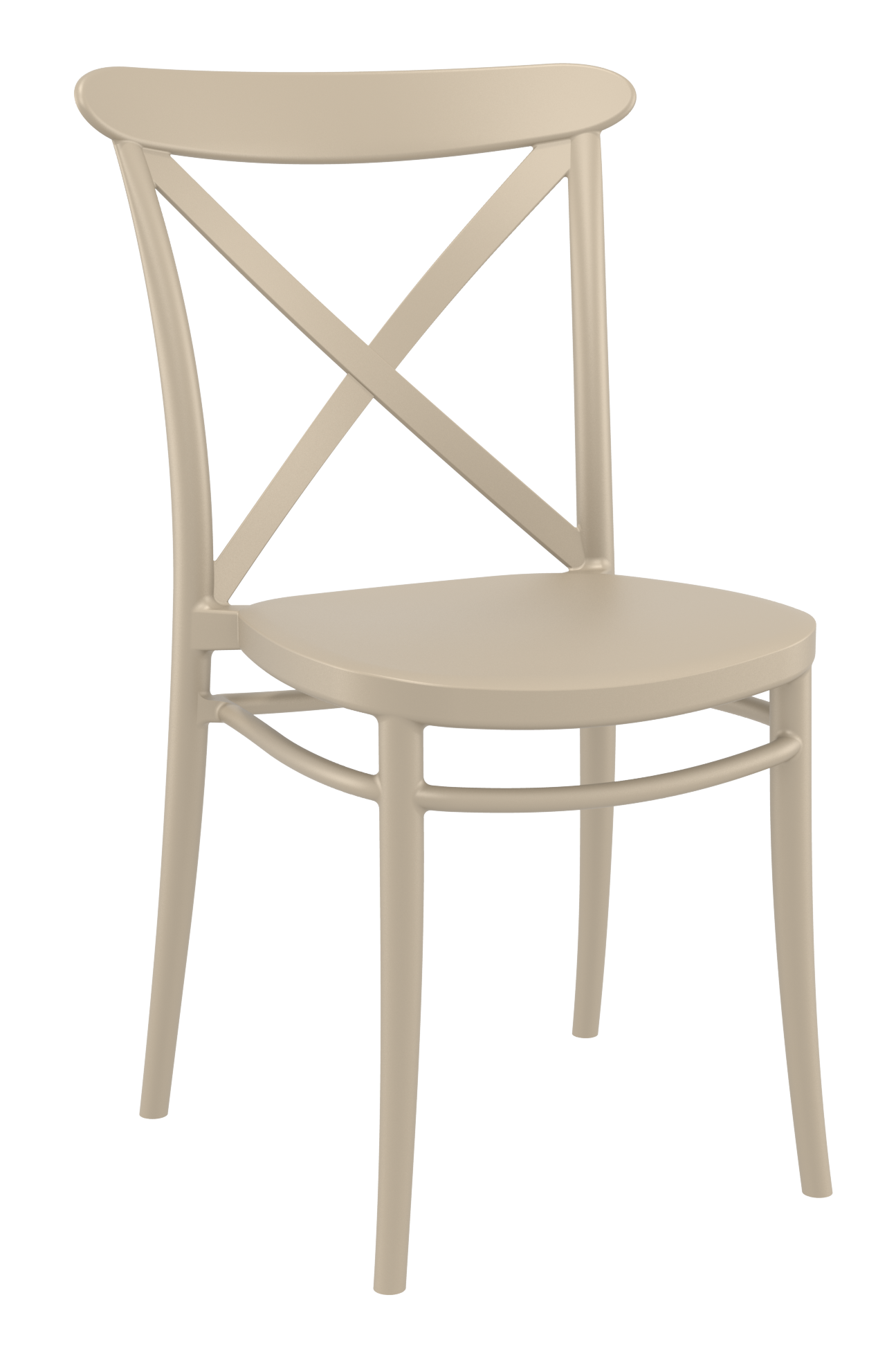 Siesta Cross Chair - Taupe