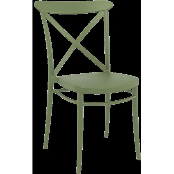Siesta Cross Chair - Olive Green