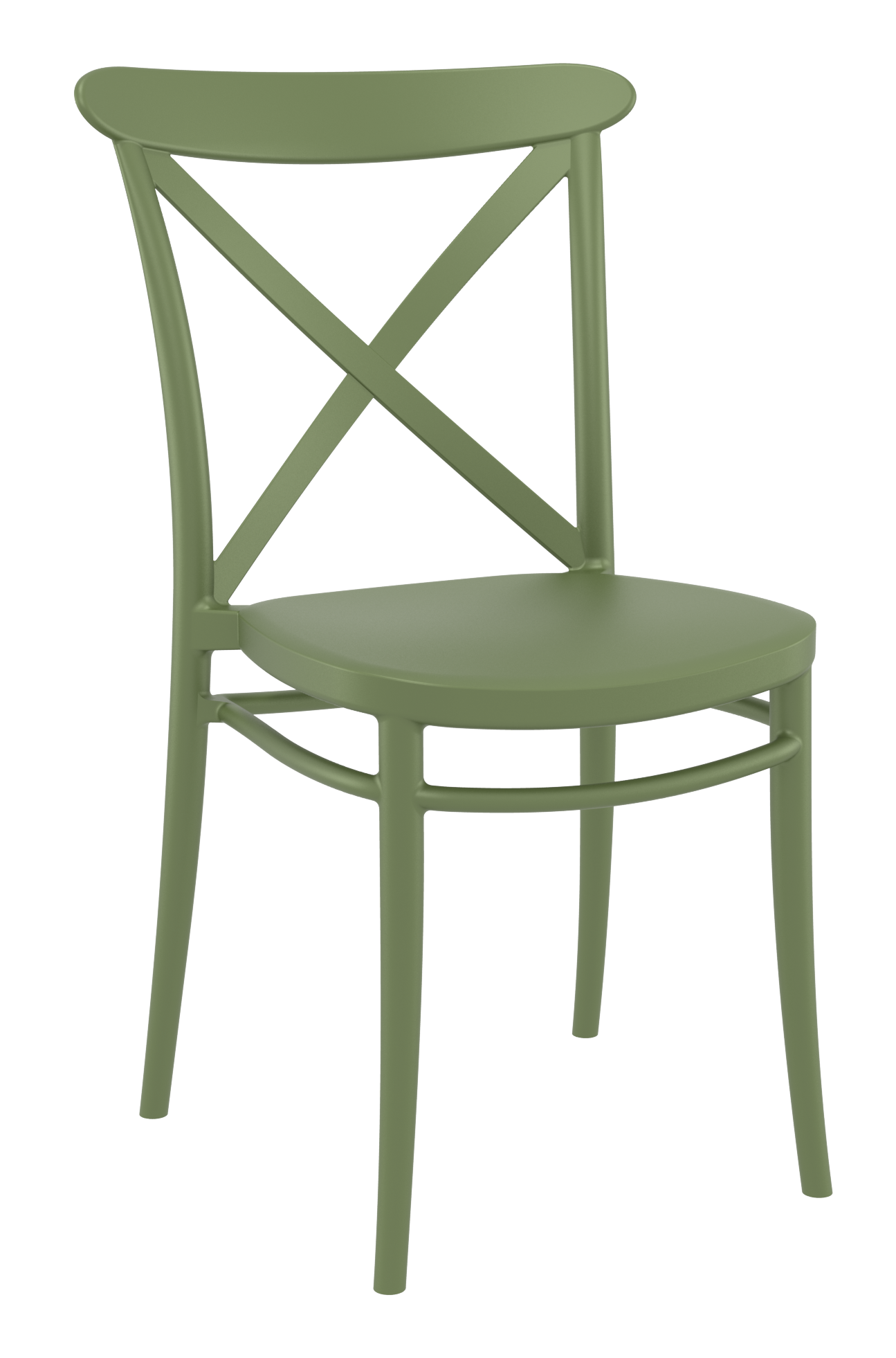 Siesta Cross Chair - Olive Green