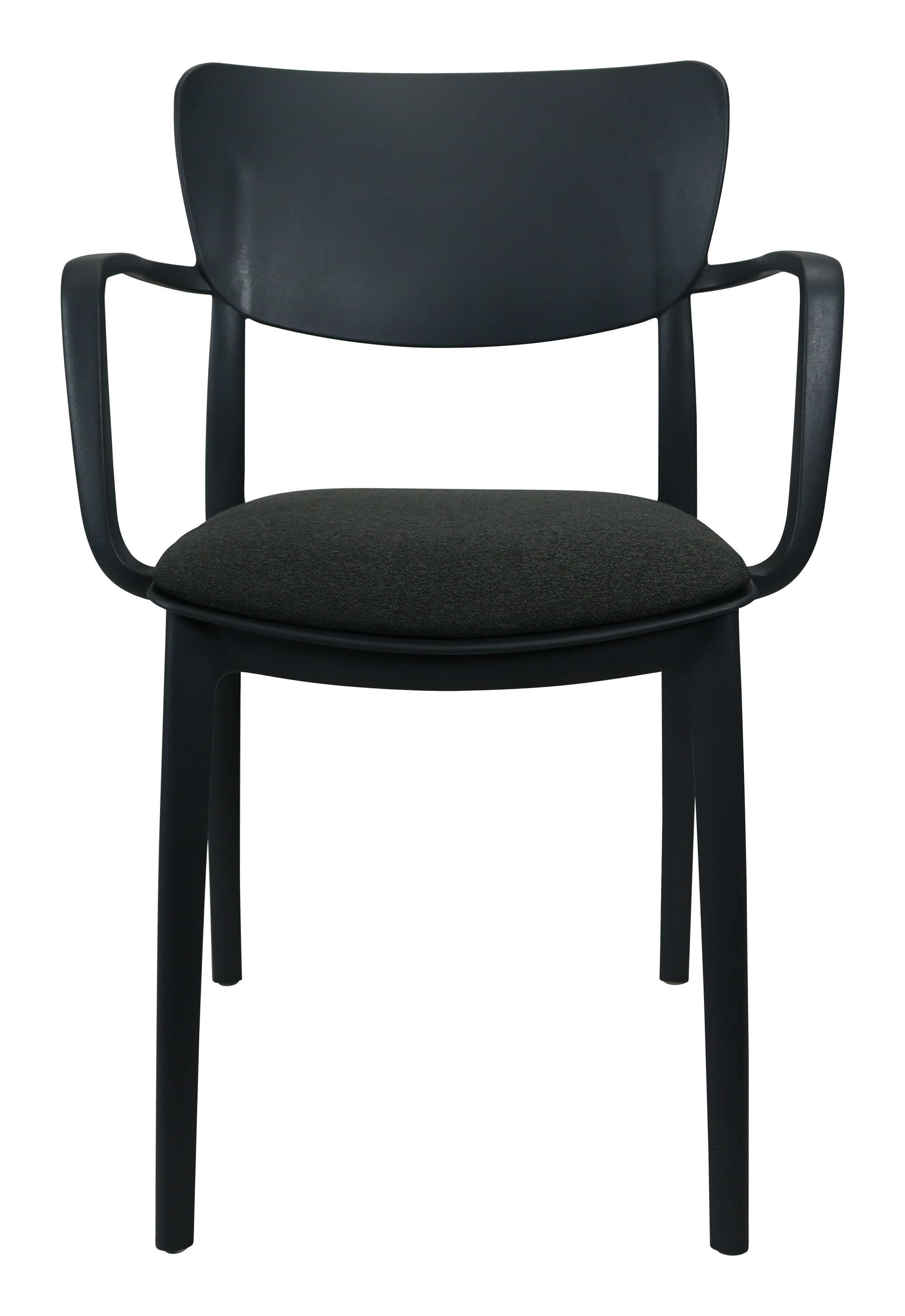 Siesta Lisa Arm Chair - Anthracite with Anthracite Fabric Cushion