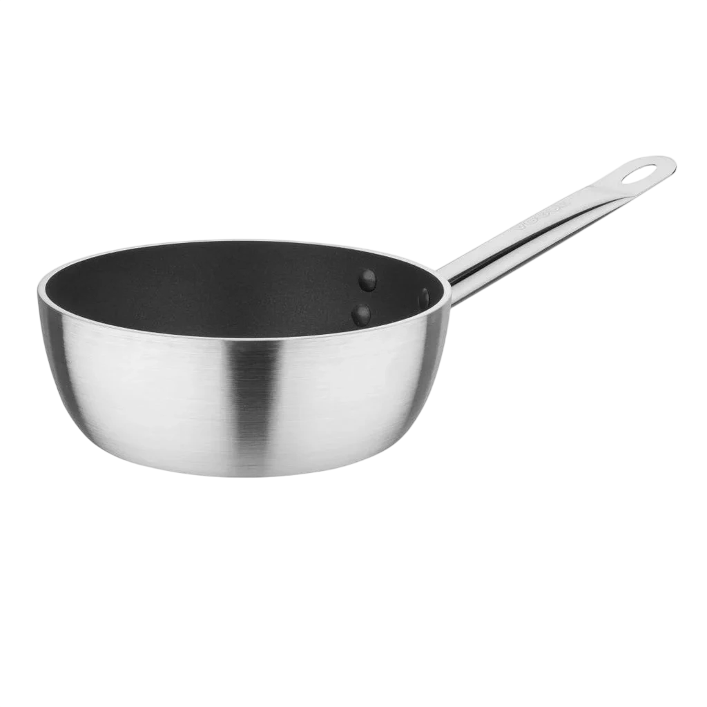 Vogue CB903 Aluminium Non-Stick Induction Flared Sauté Pan 200mm commercial kitchen equipment