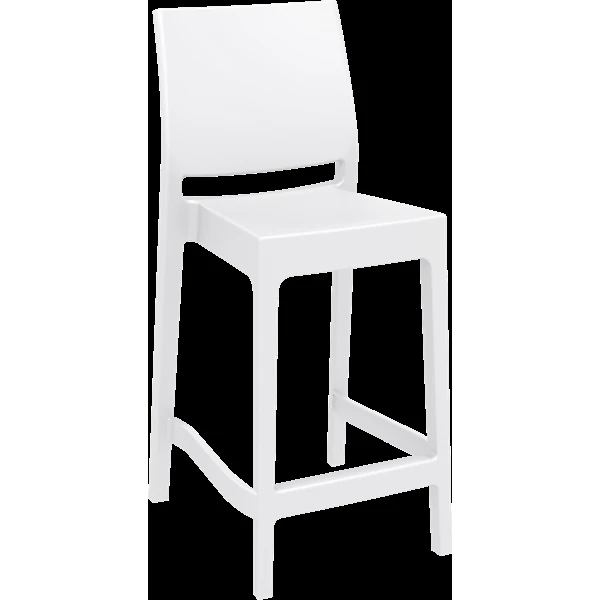 Siesta Maya Bar Stool 65cm (Counter Height) - White