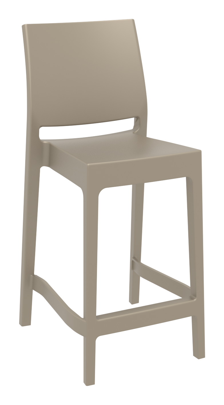 Siesta Maya Bar Stool 65cm (Counter Height) - Taupe