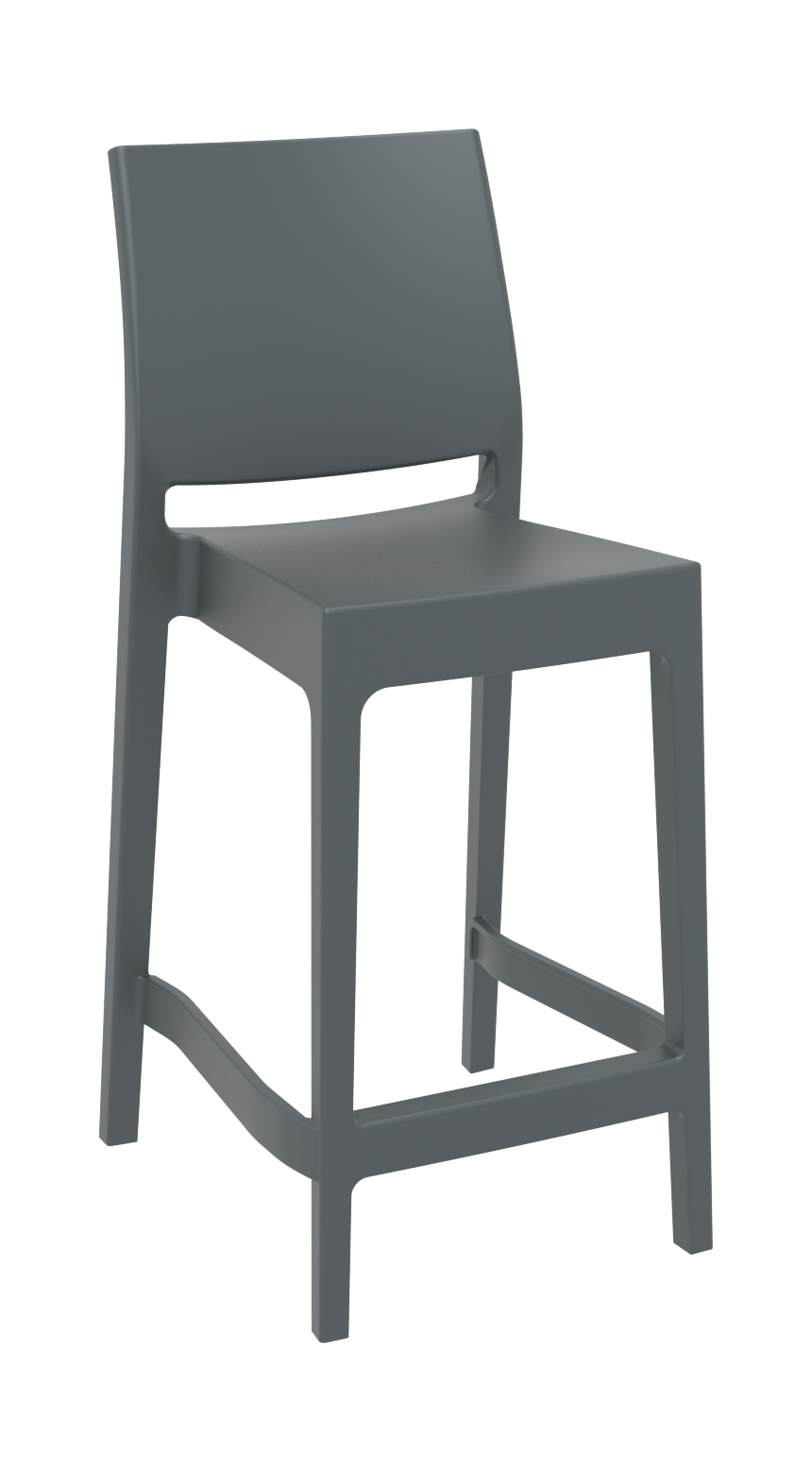 Siesta Maya Bar Stool 65cm (Counter Height) - Anthracite