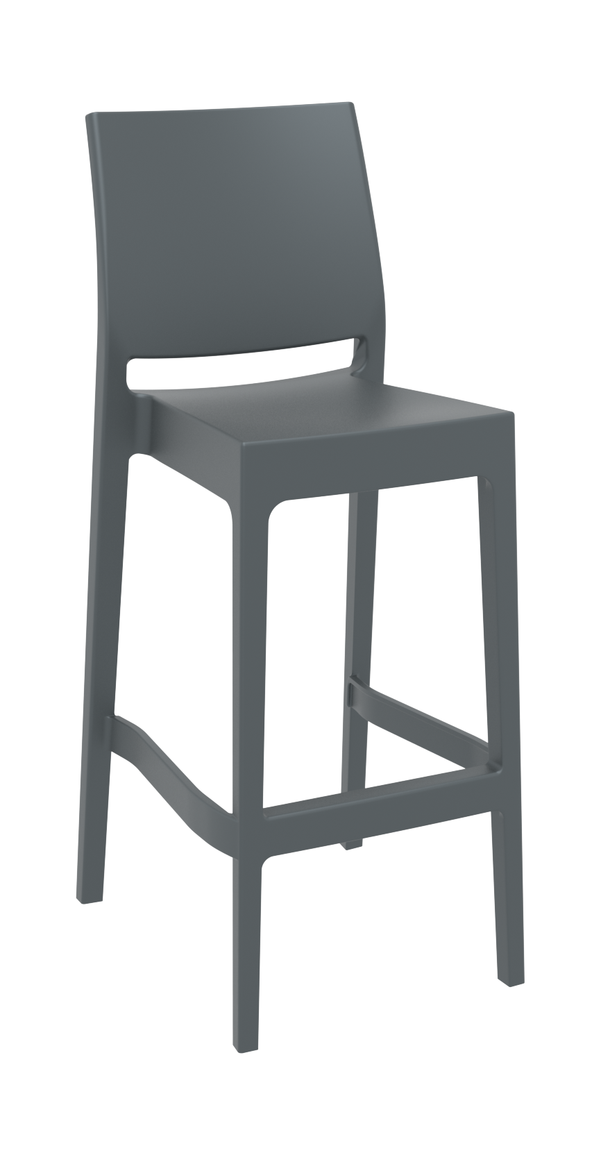 Siesta Maya Bar Stool 75cm (Dry Bar Height) (Dry Bar Height) - Anthracite