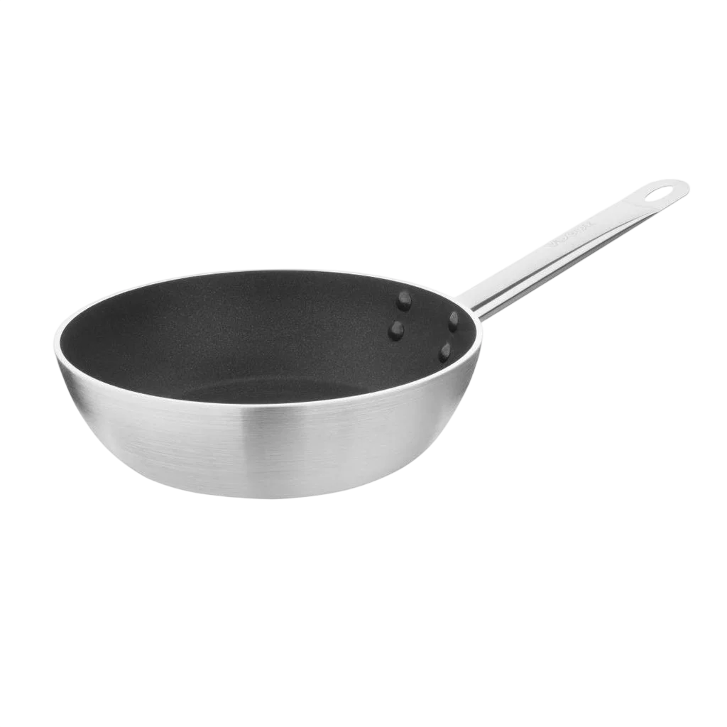 Vogue CB904 Aluminium Non-Stick Induction Flared Sauté Pan 240mm – 1.1L commercial kitchen equipment