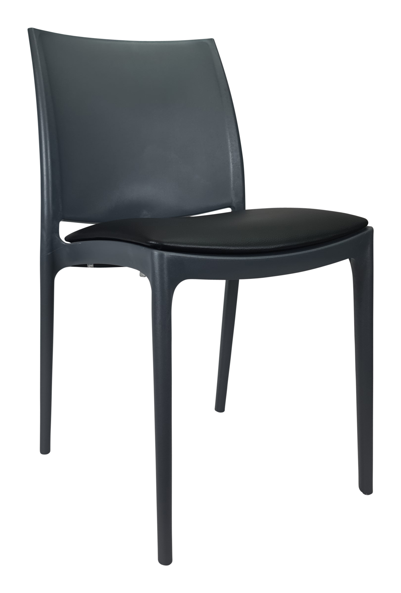 Siesta Maya Chair - Anthracite with Black Vinyl Cushion