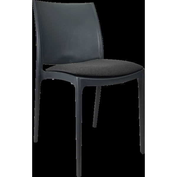 Siesta Maya Chair - Anthracite with Anthracite Fabric Cushion