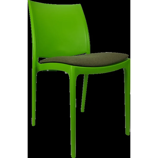 Siesta Maya Chair - Green with Olive Green Fabric Cushion