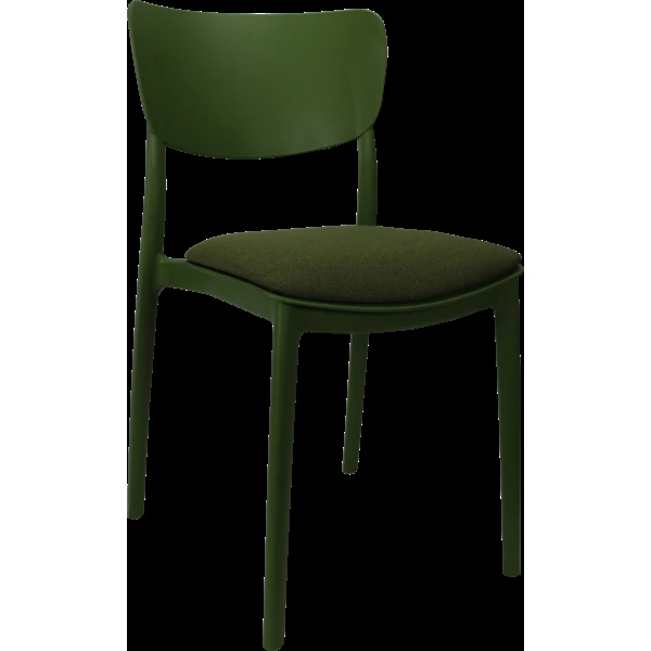 Siesta Monna Chair - Olive Green with Olive Green Fabric Cushion