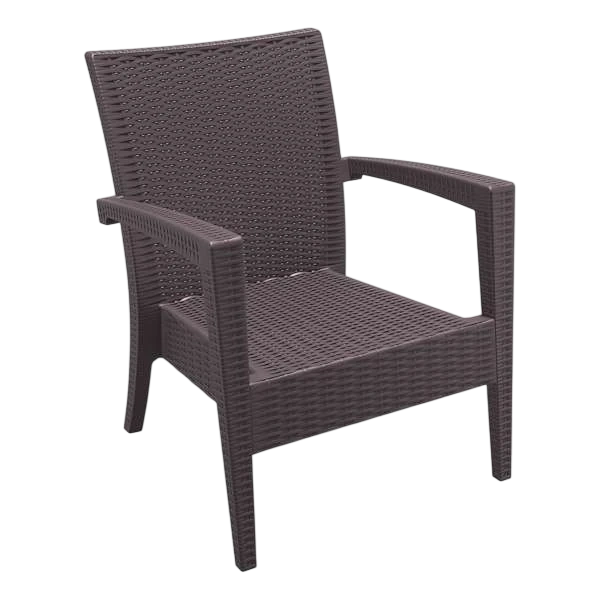 Siesta Miami (Tequila) Arm Chair - Chocolate
