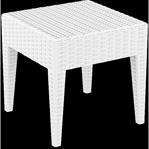 Siesta Miami (Tequila) Side Table - White