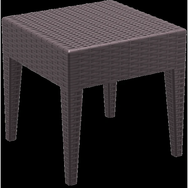 Siesta Miami (Tequila) Side Table - Chocolate