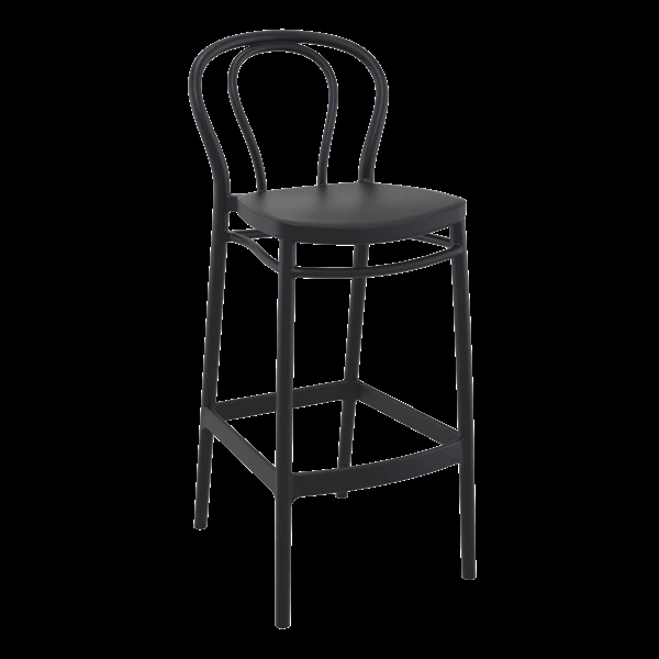 Siesta Victor Bar Stool 75cm (Dry Bar Height) - Black