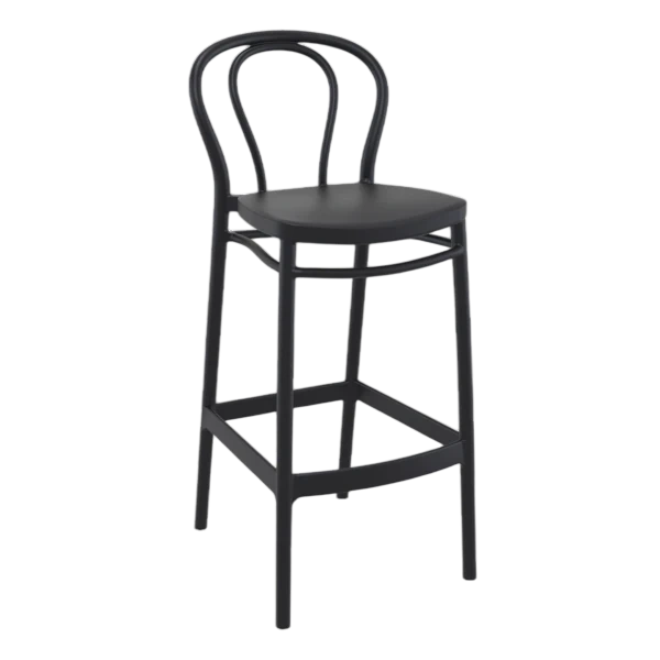 Siesta Victor Bar Stool 75cm (Dry Bar Height) - Black