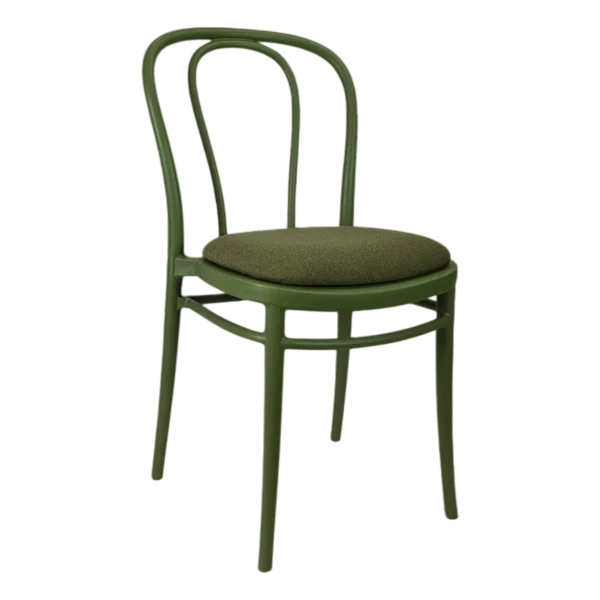 Siesta Victor Chair - Olive Green with Olive Green Fabric Cushion
