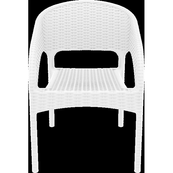 Siesta Panama Arm Chair - White