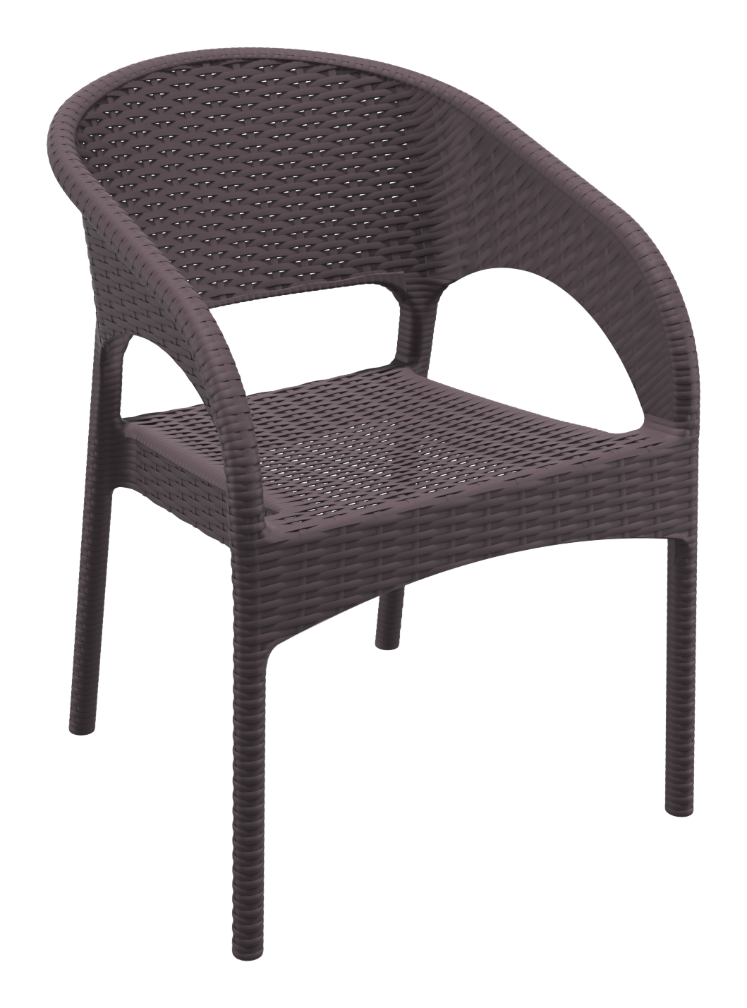 Siesta Panama Arm Chair - Chocolate