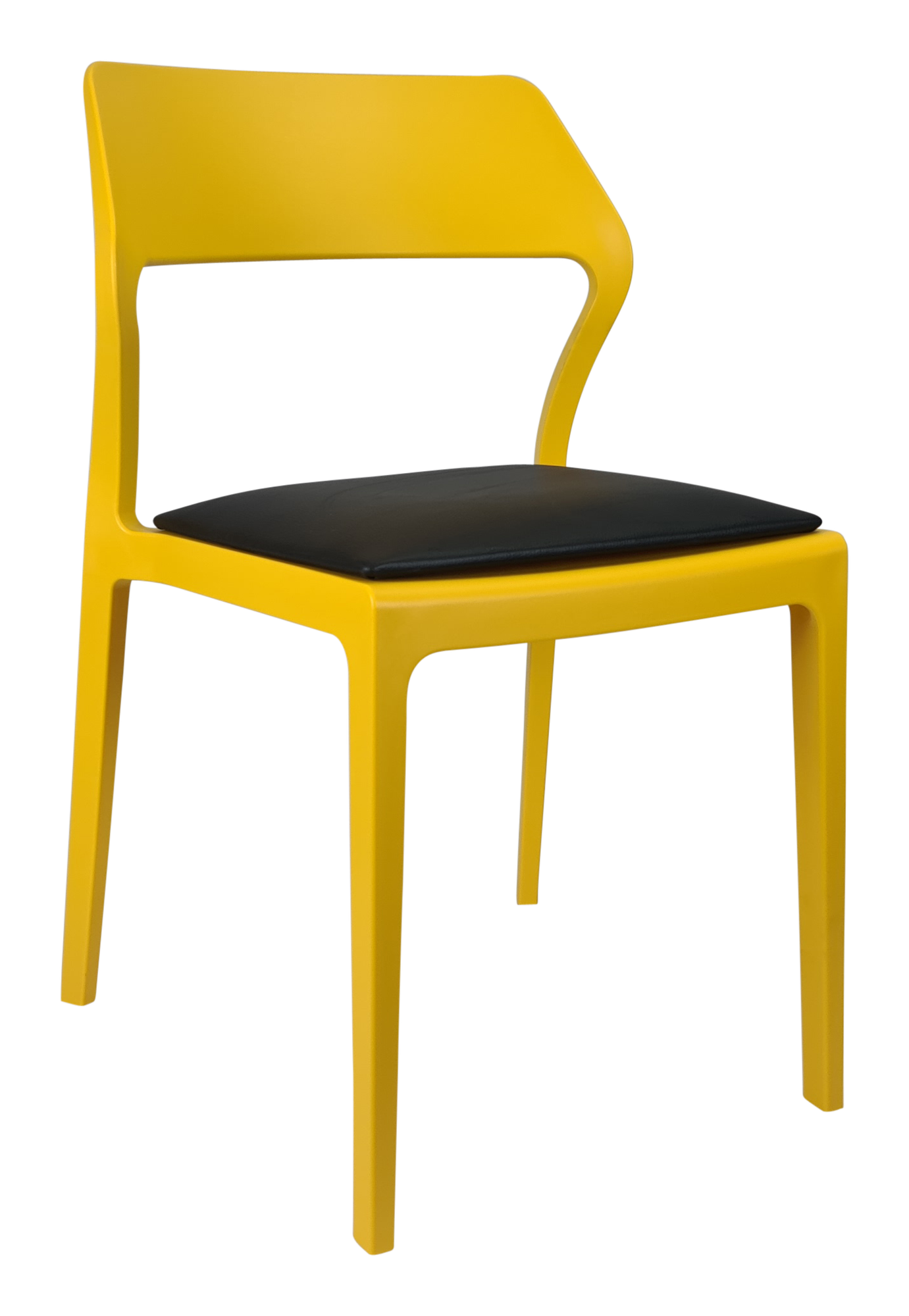 Siesta Snow Chair - Mango with Black Vinyl Cushion