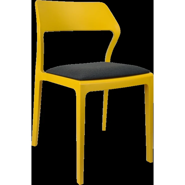 Siesta Snow Chair - Mango with Anthracite Fabric Cushion