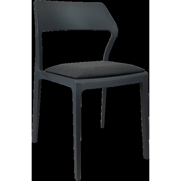 Siesta Snow Chair - Anthracite with Anthracite Fabric Cushion