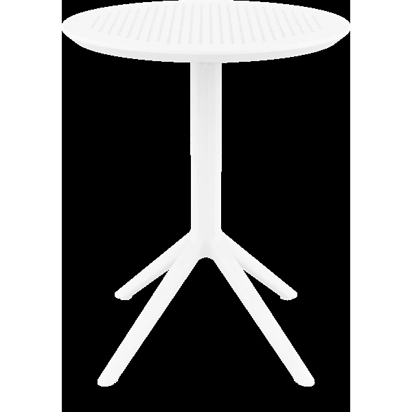 Siesta Sky Folding Table 60 Round - White