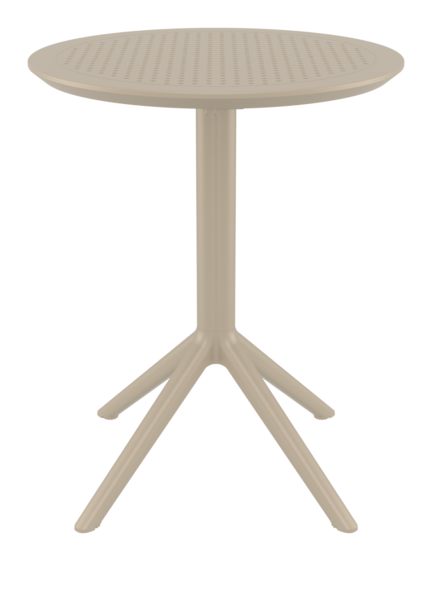 Siesta Sky Folding Table 60 Round - Taupe