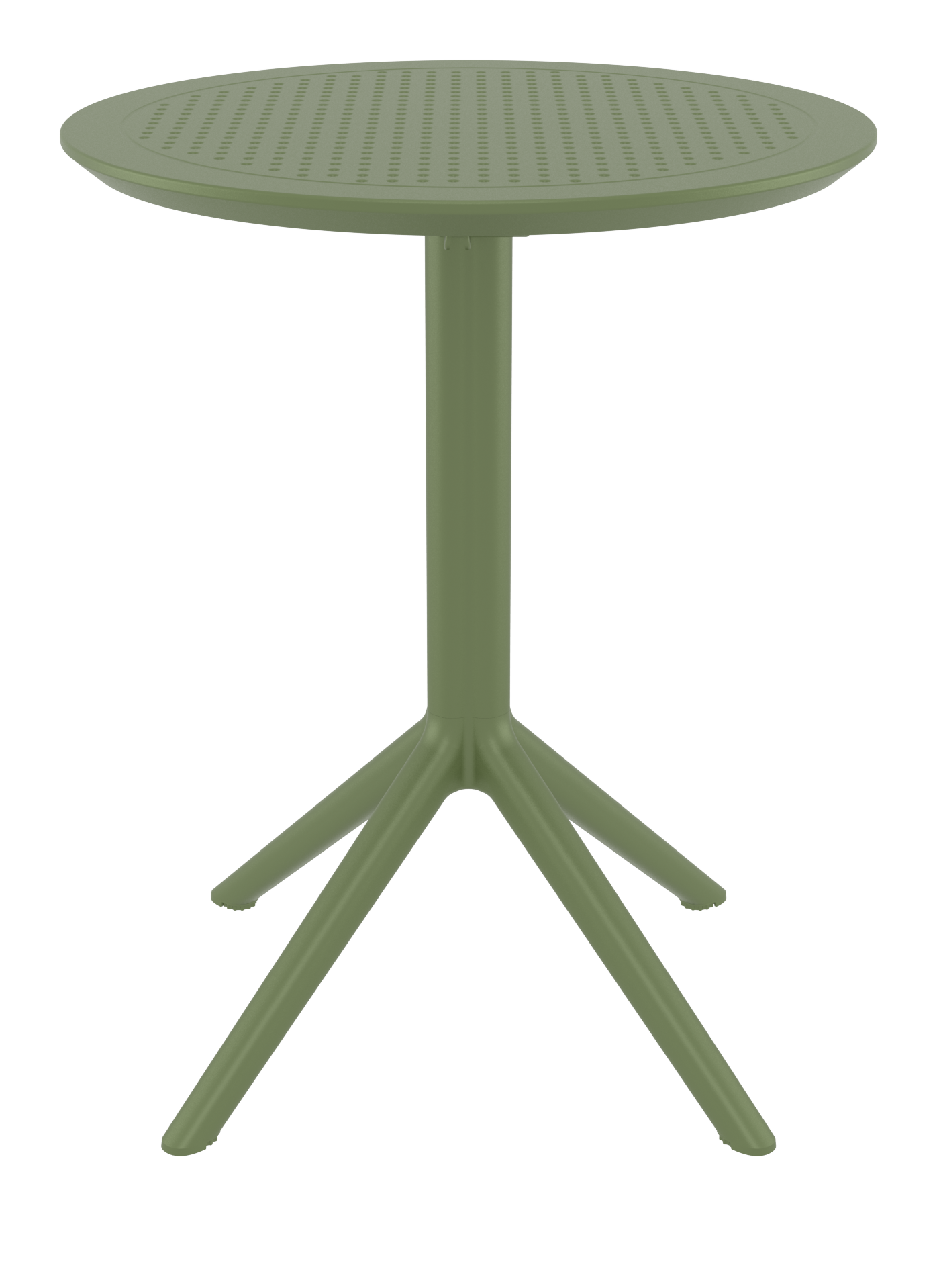 Siesta Sky Folding Table 60 Round - Olive Green