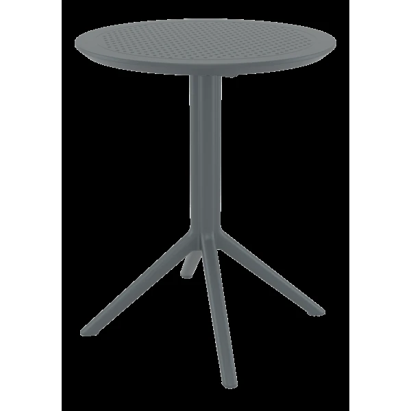 Siesta Sky Folding Table 60 Round - Anthracite