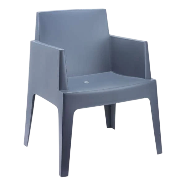 Siesta Box Arm Chair - Anthracite