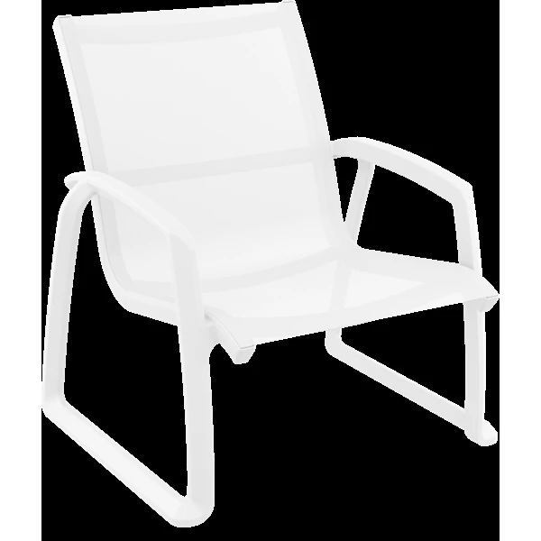 Siesta Pacific Lounge Arm Chair - White