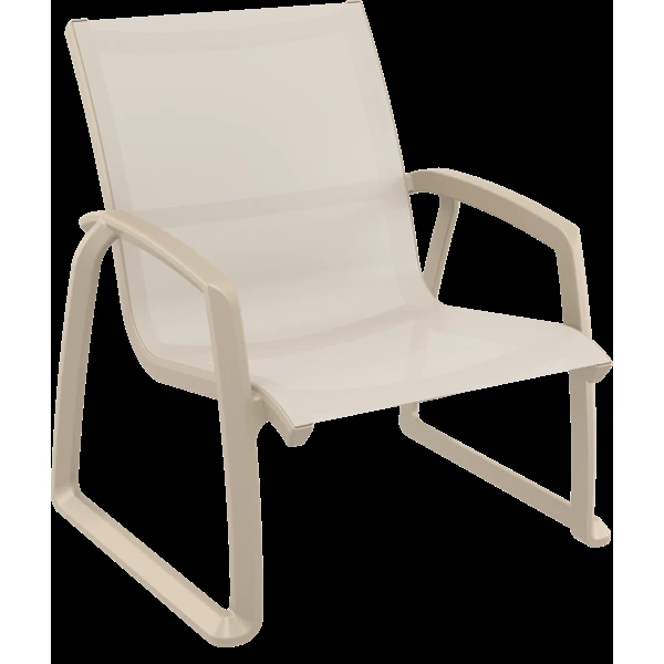 Siesta Pacific Lounge Arm Chair - Taupe