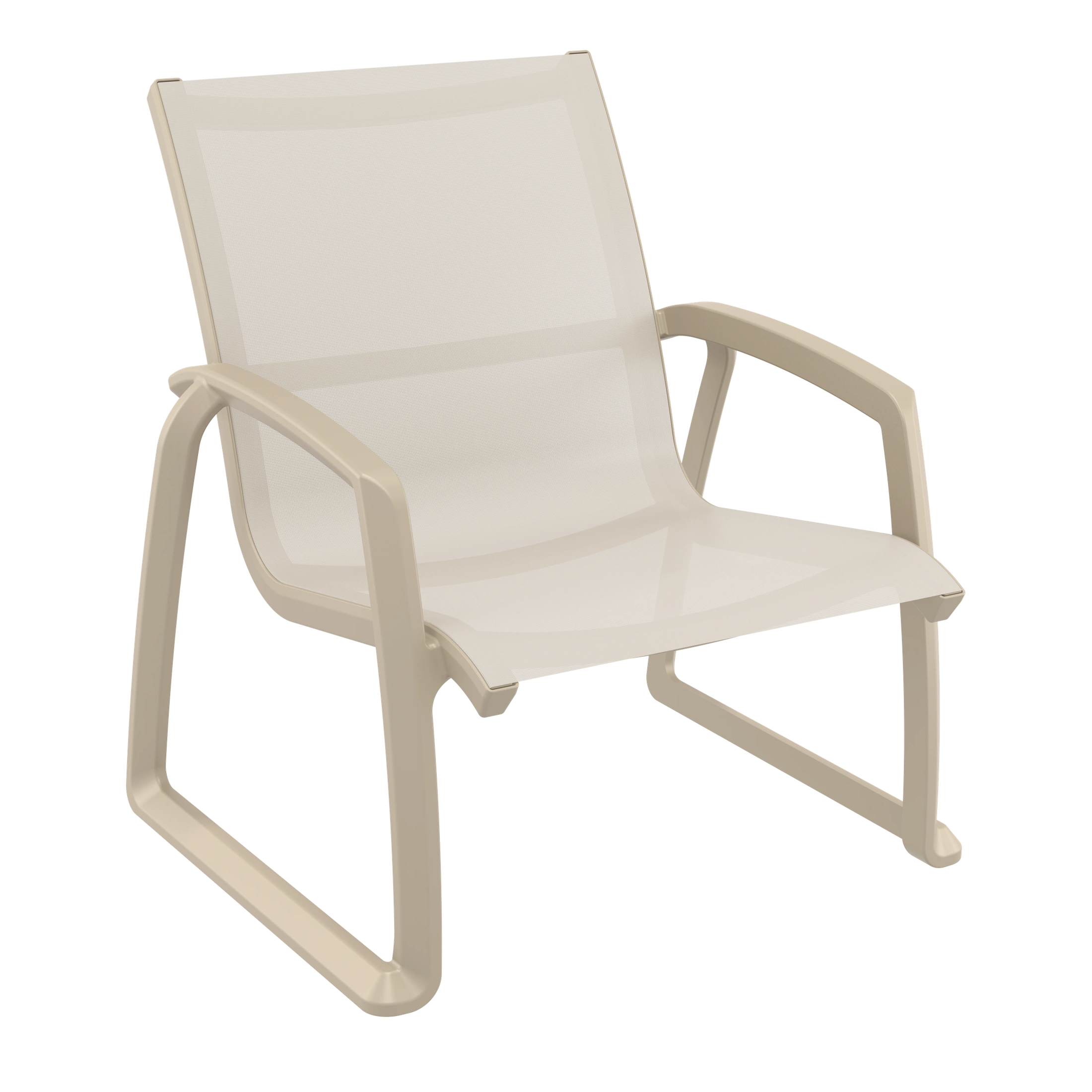 Siesta Pacific Lounge Arm Chair - Taupe