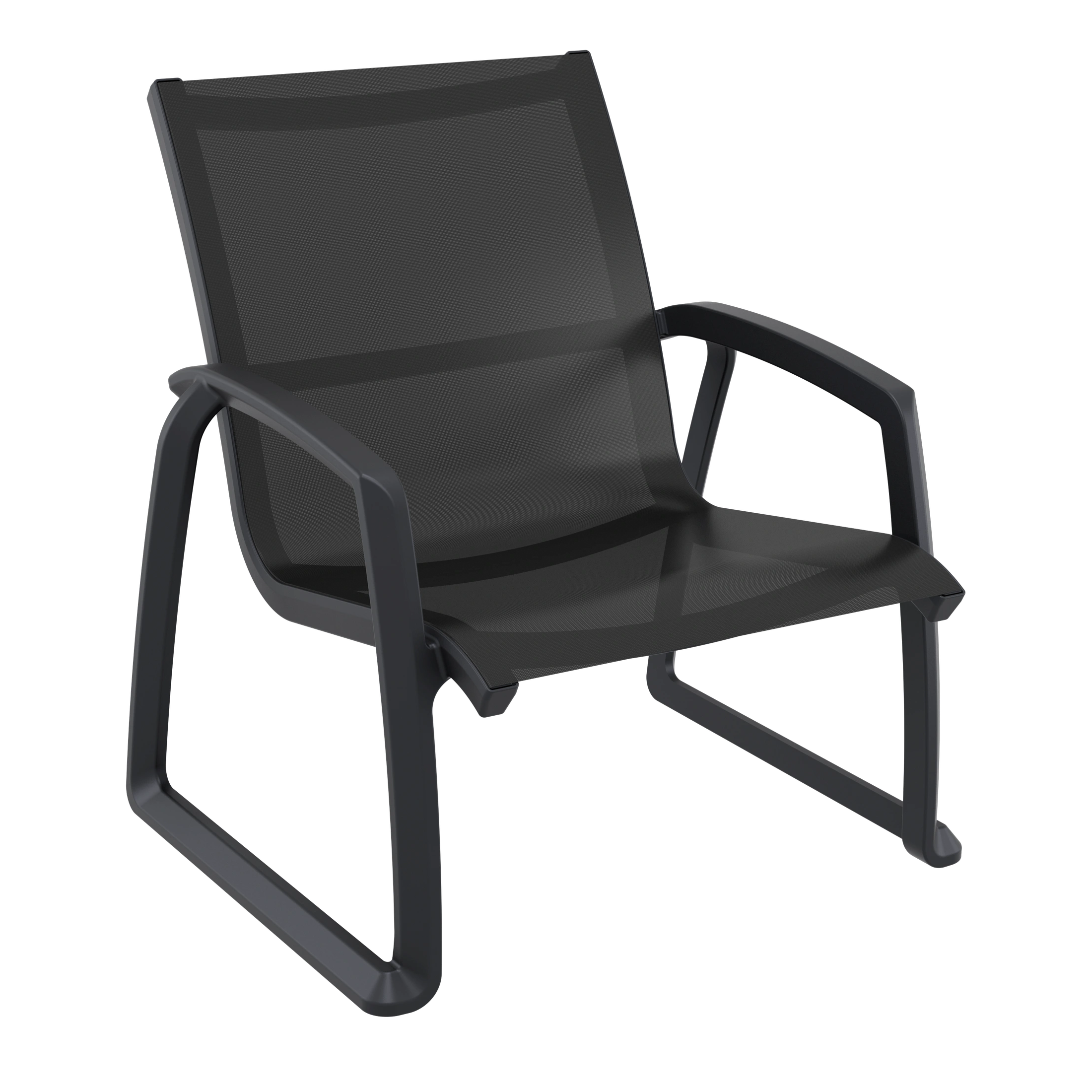 Siesta Pacific Lounge Arm Chair - Black
