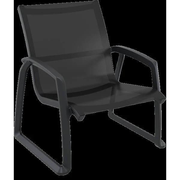 Siesta Pacific Lounge Arm Chair - Black