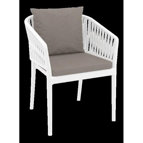 Siesta Portofino Armchair - Black/Olive Green with Light Brown Cushions