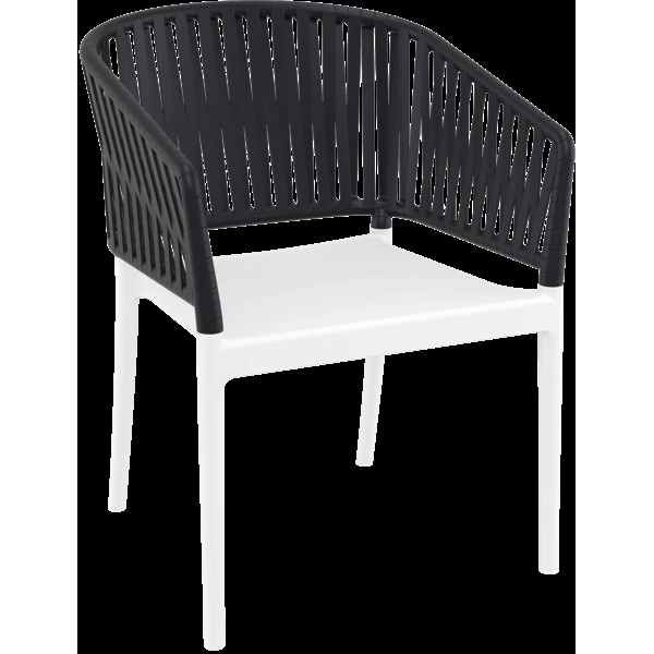Siesta Portofino Armchair - White/Black